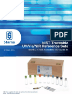 NIST Traceable UV/Vis/NIR Reference Sets: ISO/IEC-17025 Accredited ISO Guide 34