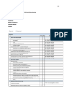 Example Checklist For Piping and HVAC Drawings in Interiour Design Projects