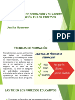 Implementacion de Tecnicas Formativas PDF