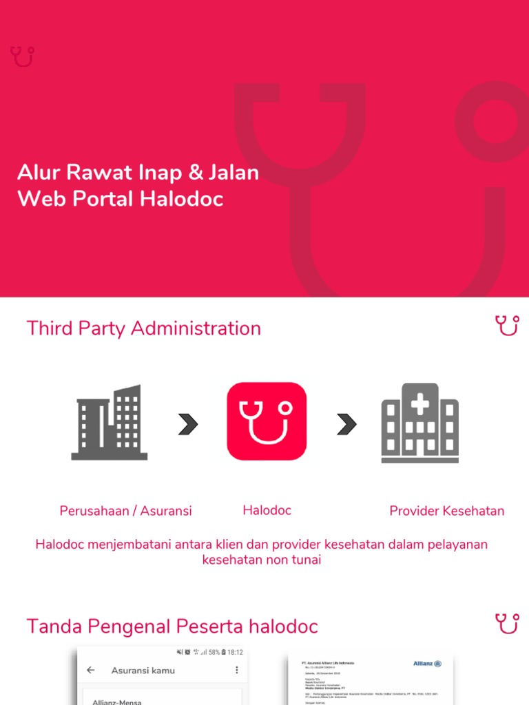 Alur Halodoc Web Portal Provider 2019