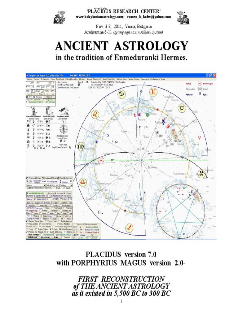 Ancient Babylonian Astrology Software | PDF | Zodiac | Venus