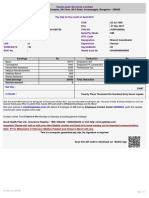 TeamLease Services April 2019 pay slip