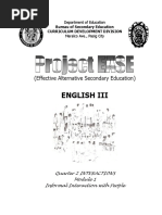 Module 1 Informal Interaction With People