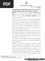 Gómez Centurión declara ante el juez Ramos Padilla