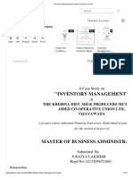 Inventory MGT Report