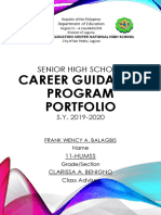 Career Guidance Program Portfolio: Senior High School