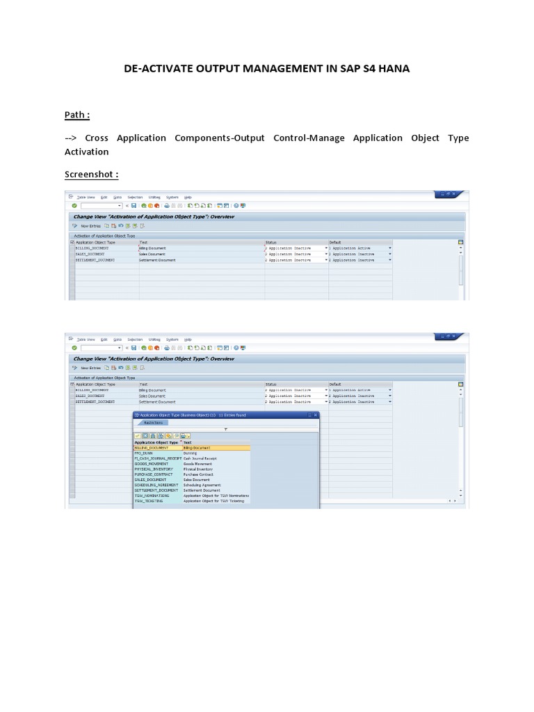 SAP S4 HANA Output Management Guide | PDF