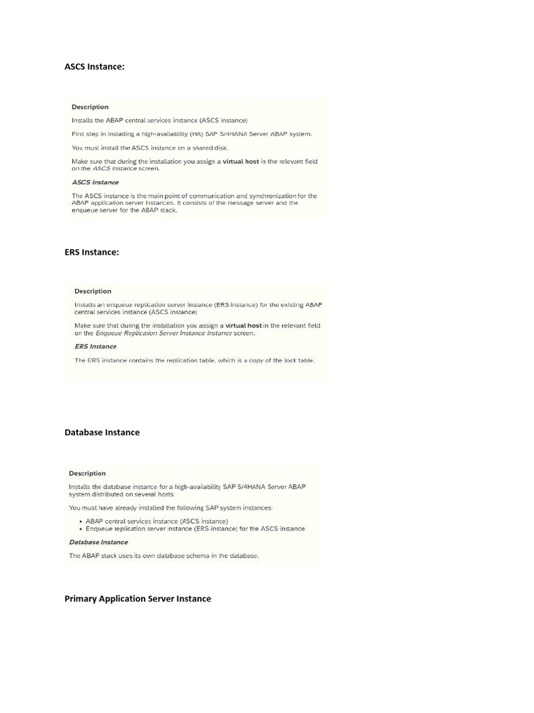 ASCS Instance | PDF