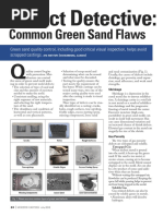 Common Green Sand Flaws: Defect Detective