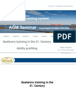 AGM Seminar: Seafarers Training in The 21. Century + Ability Profiling