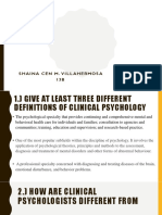 Clinical Psychology Definitions, Roles, and Challenges