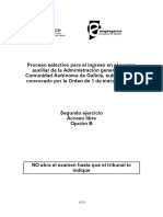 Formulario de Examen Xunta de Galicia 2019