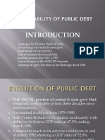 Sustainability of Public Debt