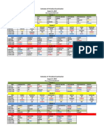 Schedule of Periodical Examination 2019 2020