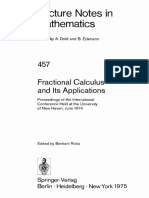 Fractional Calculus and Its Applications