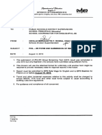 Phil Iri Form and Submission of Report Secondary