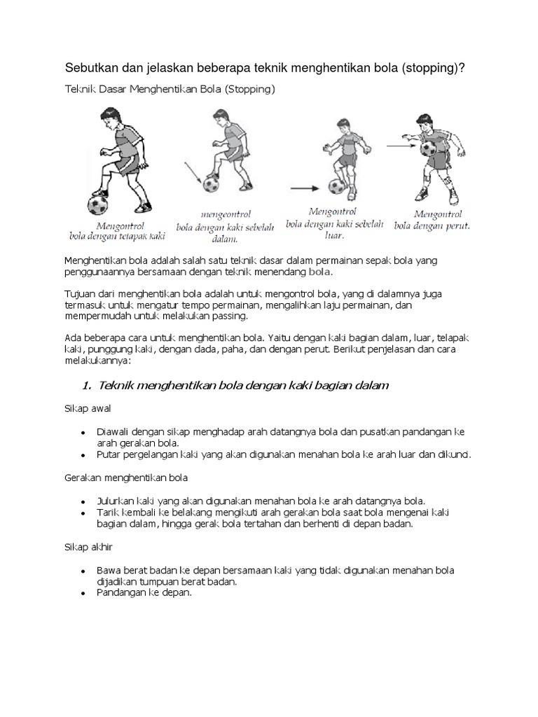 Cello Jenis Teknik Menendang Bola Pdf