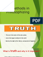 Methods in Philosophizing
