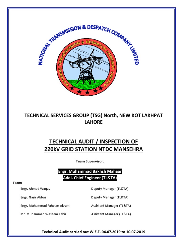 Technical Audit Report | PDF | Transformer | Electrical Components