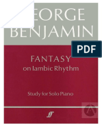 Benjamin Georges (1960 -) Fantasy on Iambic Rhythm