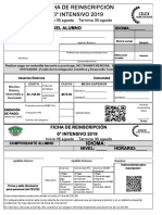 Ficha de Reiscripcion 6° Intensivo 2019