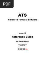 ATS - Advanced Terminal Software v. 1.9 (Reference Guide - Controller A)