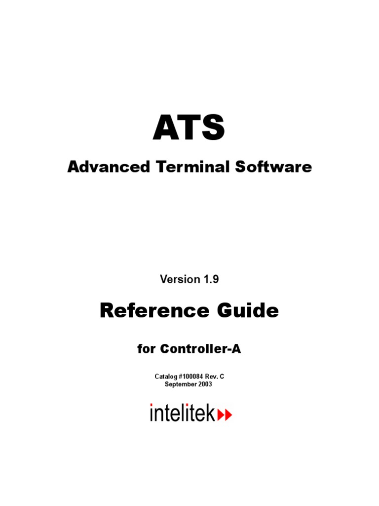 ATS Advanced Terminal Software v1.9 Guide | PDF | Command Line ...