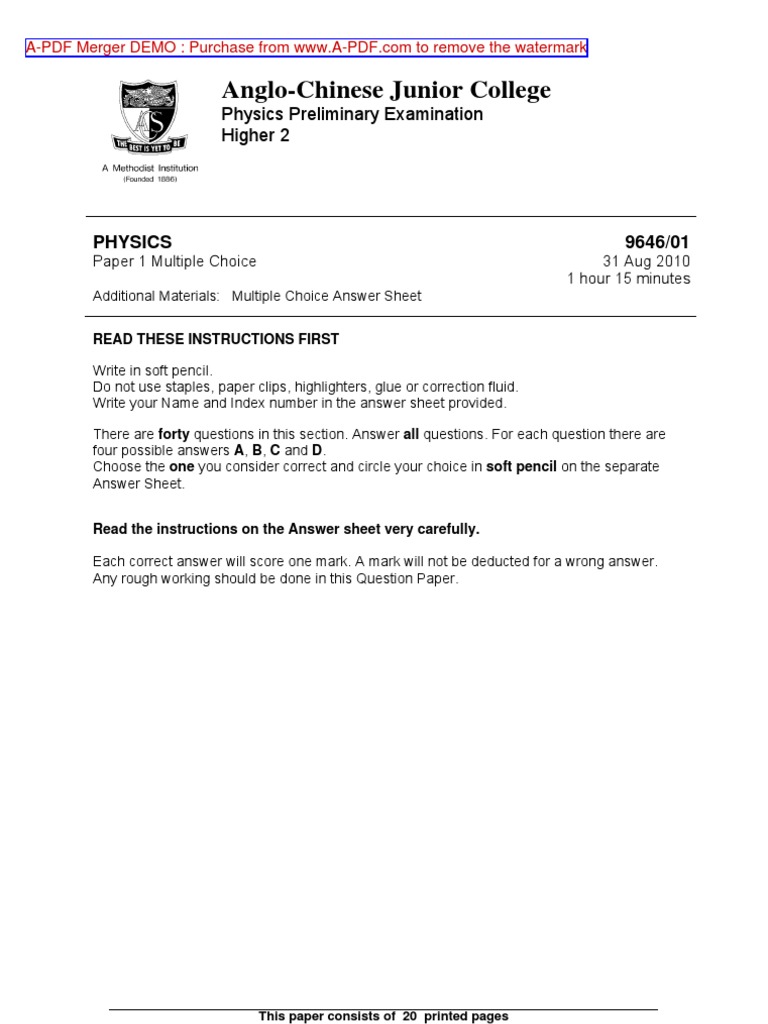 10 H2 Prelim Papers With Answers 9646 Papers 1 2 And 3 Emission Spectrum Semiconductors