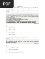 Quarta Atividade Avaliativa