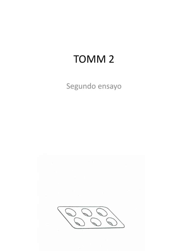 TOMM | PDF