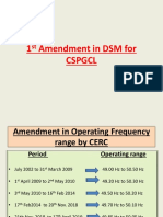 1st Amendment Operating Frequency Range CERC