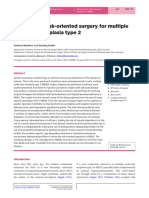 Advances in Risk-Oriented Surgery for Multiple Endocrine Neoplasia Type 2