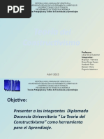 Teoría Del Constructivismo