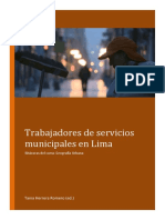 Trabajadores de Servicios Municipales en Lima - 2019