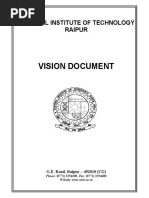 Vision Document: National Institute of Technology Raipur