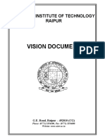 Vision Document: National Institute of Technology Raipur