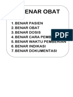 7 Benar Obat