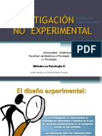 Investigación No Experimental