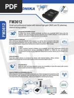 Small and Professional Tracker With Internal High-Gain GNSS and 3G Antennas, Internal Backup Battery