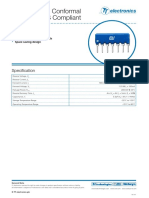 Single-In-Line Conformal Coated Rohs Compliant: Specification