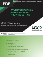 Power Transmission Infrastructure: Philippine Setting: April 25, 2018 National Grid Corporation of The Philippines