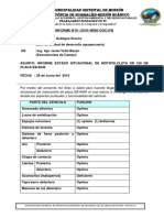 Informe Situacional de Motocicleta