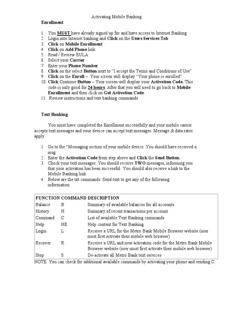 Bank | PDF | Mobile App | Password