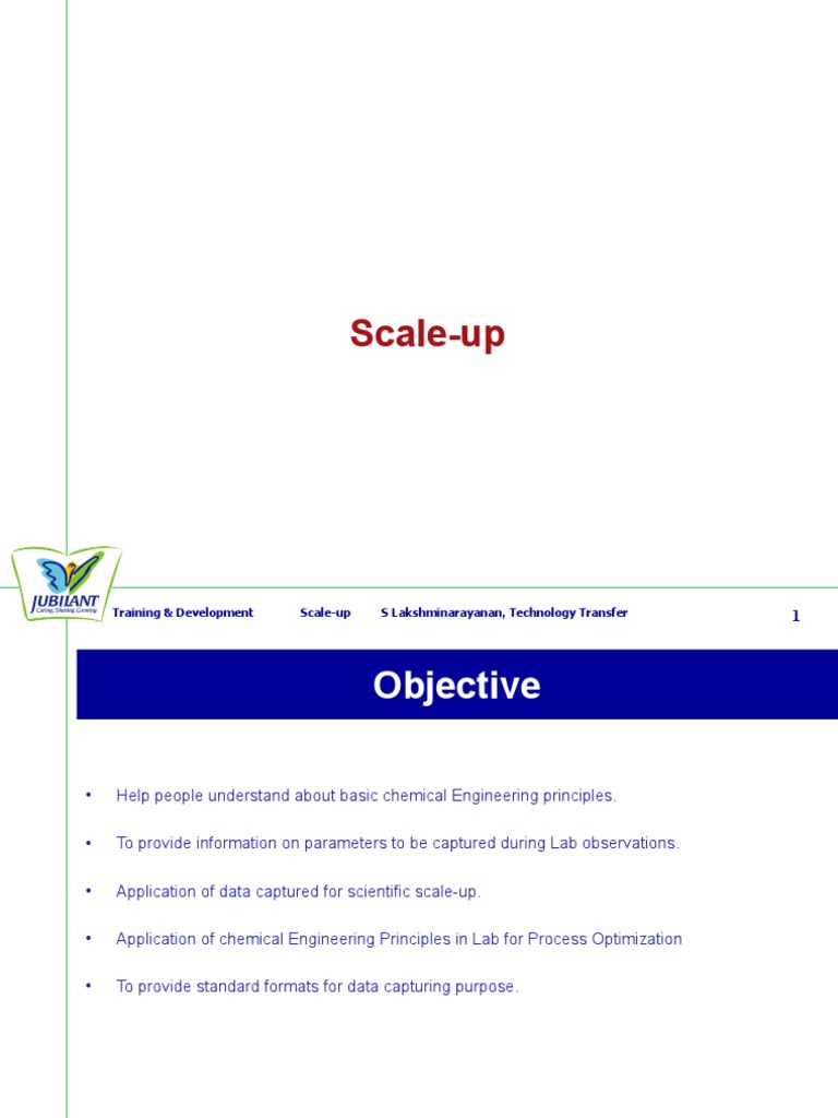 Chemical Engineering Scale-Up Training | PDF | Crystallization | Propeller