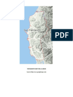 Topography Map For La Union