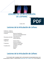 Lesiones de La Articulacion de Lisfranc