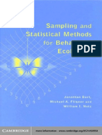 Pub - Sampling and Statistical Methods For Behavioral Ec PDF