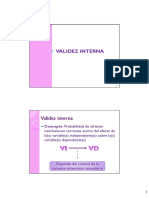 Validez Interna