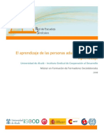 Franco, P. (2008) - El Aprendizaje de Las Personas Adultas, Teorías Del Aprendizaje