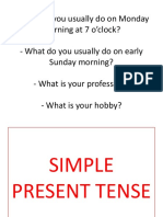 10th Meeting-Simple Present Tense